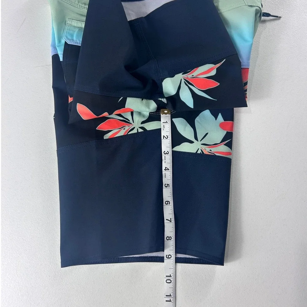 Billabong Mens Tribong Pro Upcycler Boardshorts Navy Floral Ombre Size‎ 28 NEW